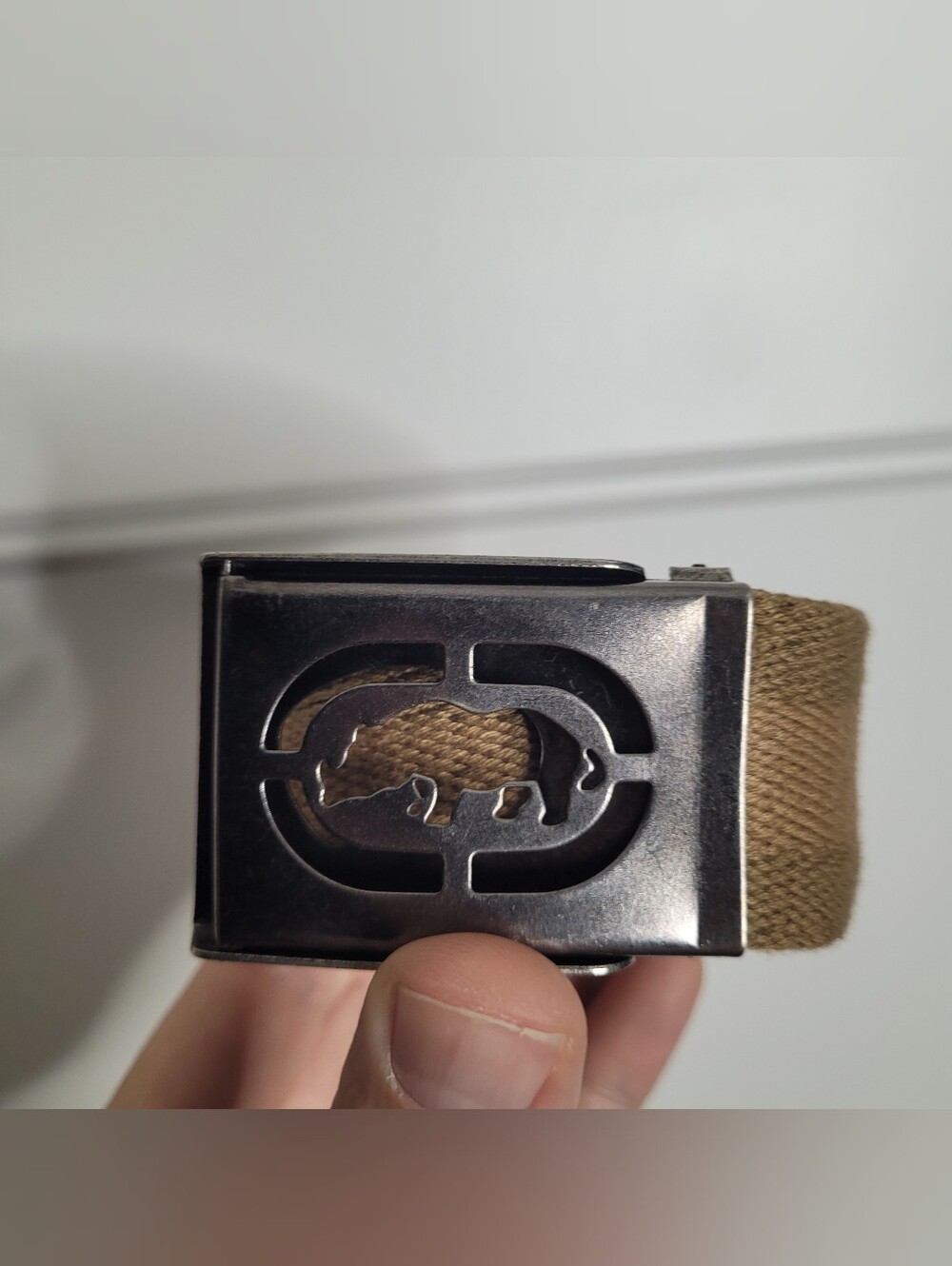 vintage Y2K Ecko Unltd. canvas web belt Size 40